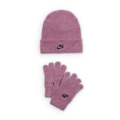 Nike Big Kids' Twinkle Cozy Apex 2-Piece Beanie Set. Nike JP